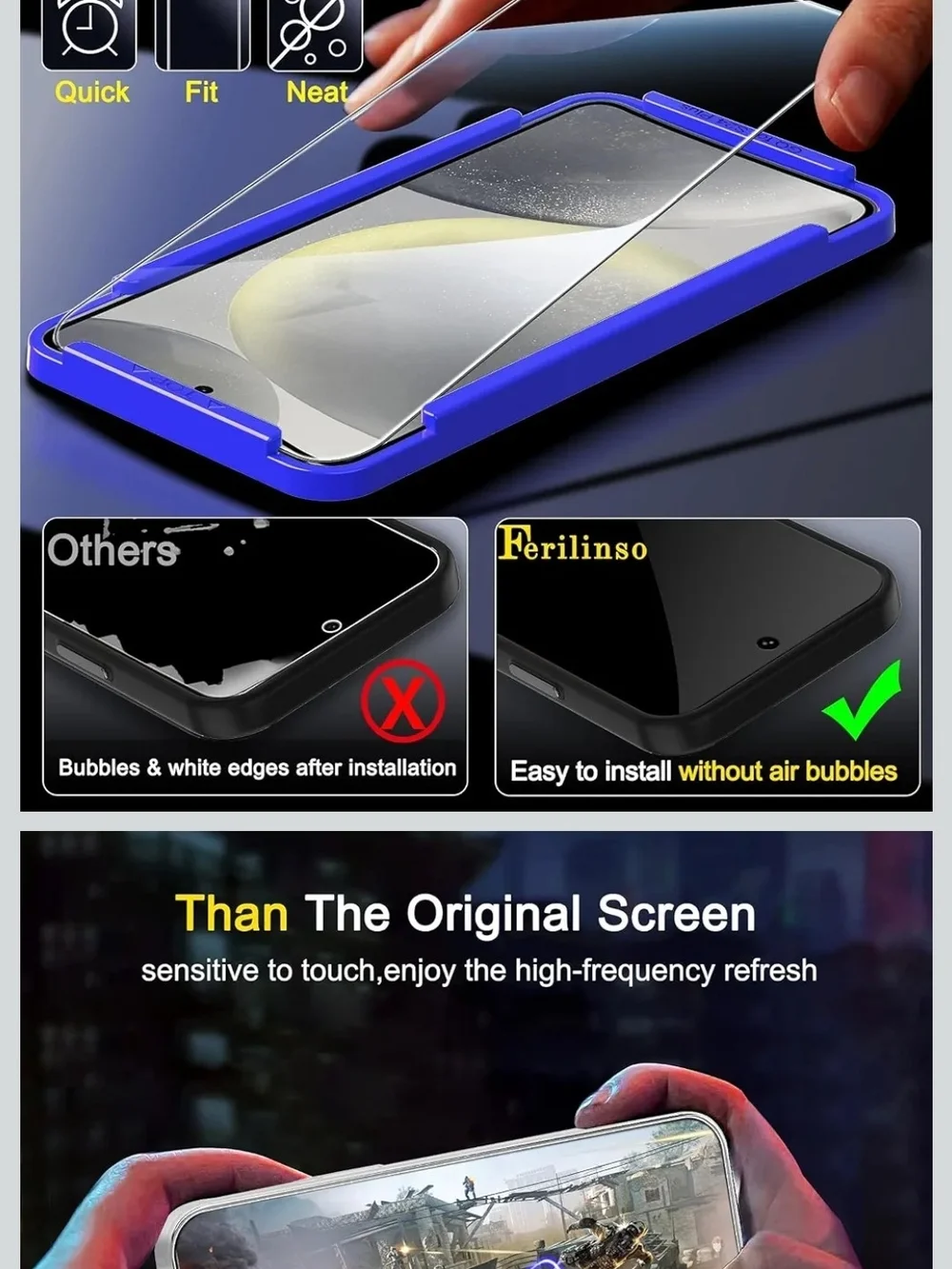 Screen Protector for Samsung Galaxy S24 Plus